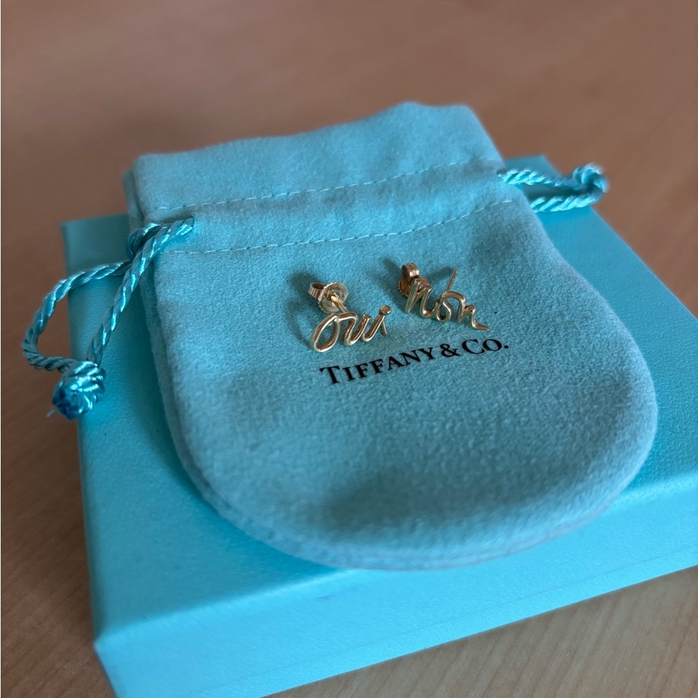 Tiffany & Co. 18k Gold Paloma Picasso Studs